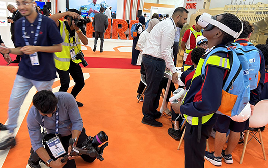 Students engaging with IIT Delhi - Abu Dhabi during outreach event